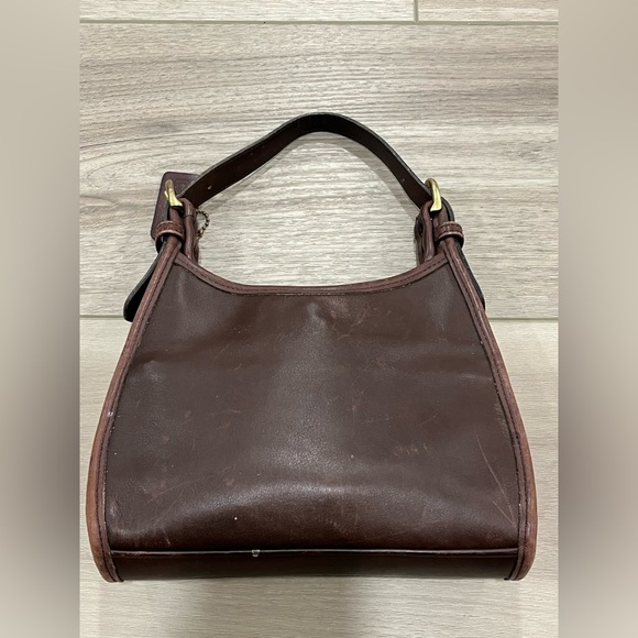 Old Coach 4106 Vintage Bag Hand Bag Brown Leather - Picture 6 of 12